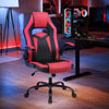 Ralex-chair Gaming Chair, Computer Chairs with Fold-up Armrests, Red/Black