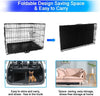Metal Dog Cage Puppy Training Crate Pet Carrier Small Medium Large XL XXL Metal