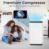25L Dehumidifier Air Purifier with Humidistat LCD Display for Home Laundry UK