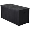 200-600L Outdoor Storage Box Large Patio Garden Deck Container Chest Wheels