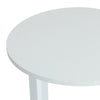 Small 2 Tier White Black Wooden Side Table with Shelf Bedroom Coffee End Table