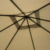 3m x 3m Gazebo Marquee Heavy Duty Garden Tent Showerproof Full Side Curtains