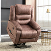 Electric Lift Recliner Chair Heat Vibration Upholstered Massage Overstuffed