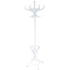 Wooden Coat Rack Hat Hanger Free Standing Hallstand Umbrella Stand with 12 Hooks