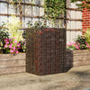 Single Wheelie Bin Storage Willow Weaving Store Cover Garden Rubbish Hide Screen