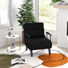 Convertible Single Folding Sofa Bed Sleep Chair 6 Positions Adjustable Backrest