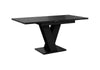 Extendable Table 120-160x80cm Kitchen Royal Marble Effect Masiv