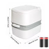 24L Portable Toilet Flushing Chemical Toilet Potty Camping Caravan Easy Clear