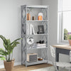 5-Tier Bookshelf Modern Bookcase Home Storage Organizer Wooden Display Rack