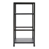 2 Tier Industrial Bookshelf Storage Shelf Unit Display Rack for Home Living Room