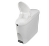 White Pedal Operated Sanitary Bin 20L 11-2-580