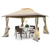 3.5 x 3.5M Outdoor Pop up Tent Gazebo Portable Canopy Shelter w/Mesh Netting