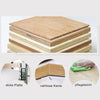 Computer Table Home Office Student Working Study Writing Desk with Bookshelf MDF