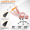Executive Racing Gaming Chair Faux Leather Computer Desk Chair Swivel Adjustable