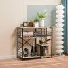 Microwave Stand Retro Kitchen Baker’s Rack Industrial Utility Storage Rack