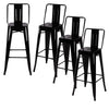 4pcs Industrial Breakfast Kitchen Bar Stool Tolix Metal Barstools Bistro Cafe