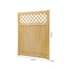 Privacy Wooden Garden Gate Pedestrian Fence Gate Porch Decorative Fence Panel