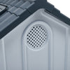 Plastic Pet House Cat Dog Kennel Steel Door Weatherproof Outdoor Animal Shelter