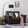 2 /3 Seater Sofa Black or Beige Faux Leather Modern Design Living Room Office