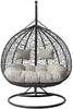 Hanging Cocoon Egg Chair Garden Swing 2 Person Hammock Removable Cushions !!!