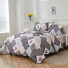Boho Bedspread Quilte Set Throw Rugs Patchwork Bedding Double Size Pillowcases