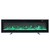Electric 50" Insert/Wall Mounted LED Fireplace Wall Inset Into Fire Freestanding
