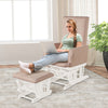 Nursing Glider Footstool Reclining Maternity Chair Rocking Chair Padded Cushions