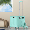 Folding Shopping Trolley Box 55L Camping Picnic Boot Cart Storage Stair Climbing