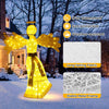 Pre-Lit Xmas Angel Outside Holiday Display Christmas