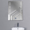 70cm Large Illuminated Bathroom Mirror with60 LED Lights Demister Electric Touch