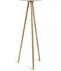 Tripod Floor Lamp Light Habitat 148cm Tall Wooden Light Lamp - Wood/Grey 2208178