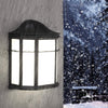 Vintage Metal Outdoor Garden Lantern Light Wall Mounted Waterproof Glass Sconce