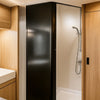 Tambour Shower Room Door 2000mm x 600mm Waterproof Campervan Motorhome Track Kit