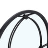 Large Window Garden Mirror Metal Arch Frame Indoor Outdoor Floral Decor UK