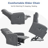 Electric Riser Lift Recliner Chair Fabric Armchair For Elder Standing Aid