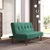 Convertible 2 Seater Sofa Bed Single Sleeper Sofa Couch Settee Sofabed Guest Bed
