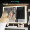 90x60cm Bathroom Mirror Cabinet Lighted Medicine Cabinet with Dimmable LED Light