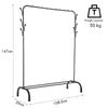 Super Heavy Duty Clothes Rail Hanging Rack Storage Garment Display Stand Shelf