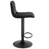 1/2/4/6x Breakfast Bar Stool w/ Backrest Gas Lift Swivel Adjustable Pub Stool