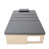 L-Shape Camper Van Bed & Cushions Bench Storage Sliding Sofa 1800 x 1200mm