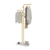 Heavy Duty Dual-pole Clothes Rail Anti-Collapse Garment Rack Coat Hanger Stand
