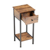 Small Tall Side Plant Table Narrow Console Table Telephone/Lamp/Bedside Stand UK