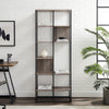 Tall Bookcase Shelf Storage Shelving Units Free Standing Open Wood Bookshelf