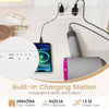 Makeup Vanity Desk Dressing Table w/Charging Station& Mirror-White