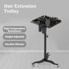 Height Adjusted Hair Salon Trolley Hair Extension Colouring Rolling Trolley Cart