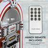 Jukebox Retro Vintage CD Player Machine 1950s Bluetooth LED Lights Free Standing