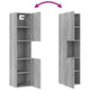 Bathroom Cabinet Grey Sonoma Engineered Wood Toilet Cupboard vidaXL