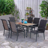 Rattan Chair Wicker Chairs Patio Dining Chairs High Back Outdoor furniture 2Pcs