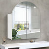 Bathroom Mirror Cabinet Multiple-Layer Height Adjustable Shelf cupboard Storage