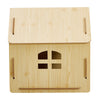 Weatherproof Puppy Dog House Kennel Indoor Pet Shelter with Iron Door 60x57x41cm